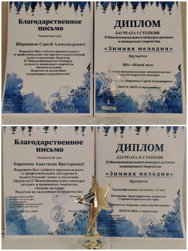 Дом культуры «Современник» принял участие в межмуниципальном конкурсе «Зимняя мелодия».